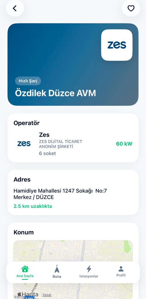 İstasyon detayı